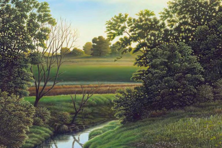 Bucolic nature scene