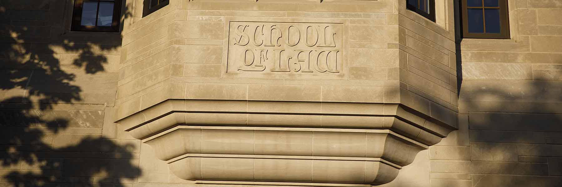 Law school building facade